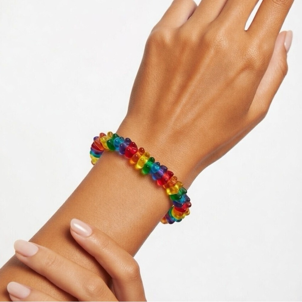 Rainbow beaded bracelet